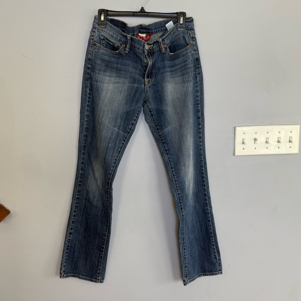 Lucky Brand Y2K Zoe Straight blue wash jeans size 10
